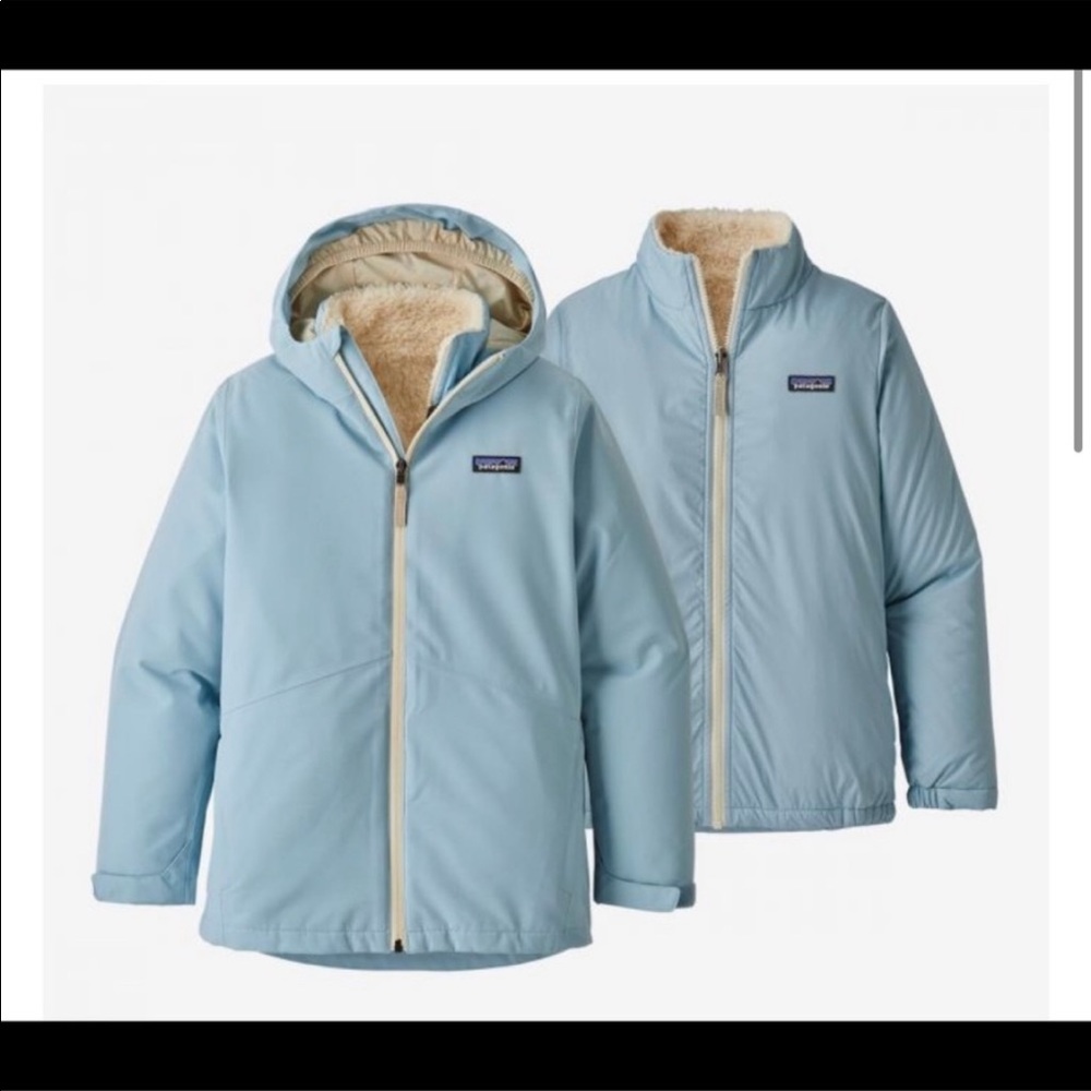 Patagonia All Season 4 in 1 Jacket Baby Blue Size 12